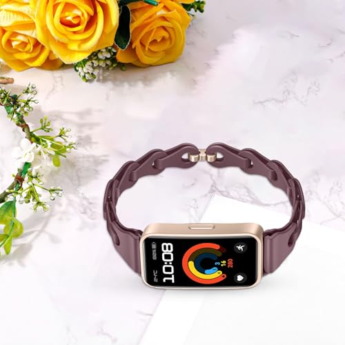 Correa compatible para Huawei Band 10/9/8 de silicona miniatura 5