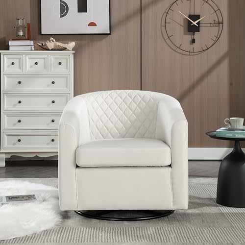 Sillón Plegable Redondo Beige miniatura 2