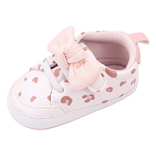 Summer Kids Infant Toddler Shoes Boys Girls Floor Sneakers Lightweight Comfortable Bowknot Spotted 18 Months Girl Shoes