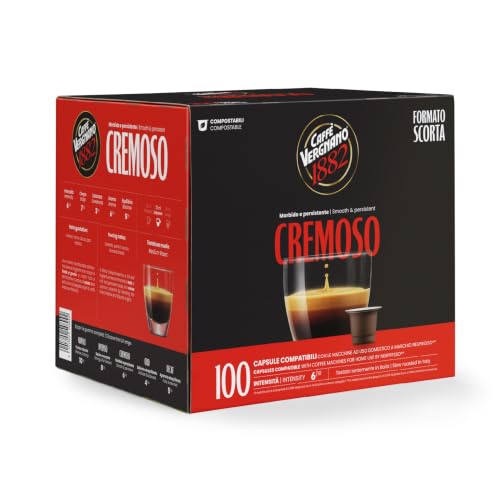 Caffè Vergnano 1882 - Capsules Compatibles Nespresso, Cremoso