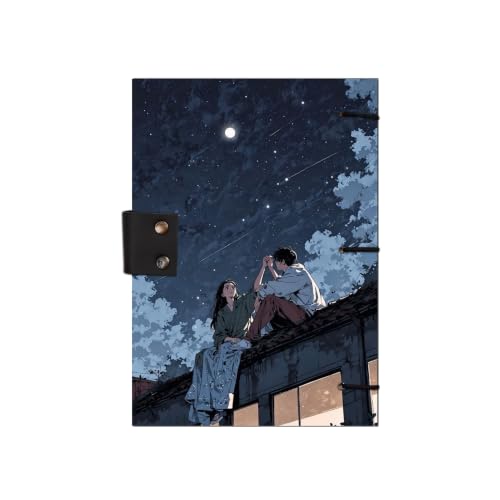 Image of Terrace Girl Diary Notebook 7x5 Inch 160 Pages Unruled Journal for Writing