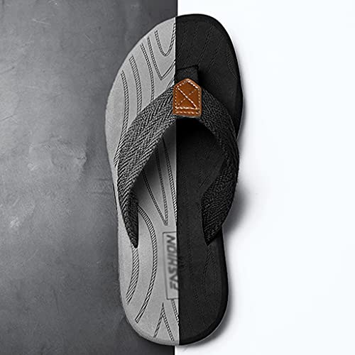 MTFBQ Flip Flops for Men with Arch Support Slippers Beach Shower Slide Comfortable Arch Support Non-Slip Sandals,Non-Slip Soft Shower Spa Bath Pool Gym House Shoes for Indoor & Outdoor4