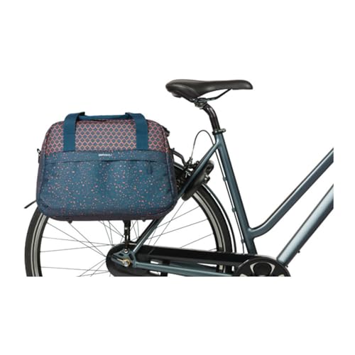 Basil Flair Borsa Per Bicicletta Singola – 18 L, Verde, Impermeabile, Sostenibile In Bottiglie Di Plastica Riciclata, Ideale Per L'uso Quotidiano, 34 X 14 X 30 Cm - 4