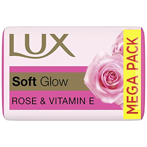 Image of Lux Softglow Rose & Vitamine E Soap, 400g (Pack of 4)