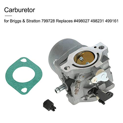 Carburador Carb para a Briggs & Stratton 799.728 Substitui # 498027 498231 499161