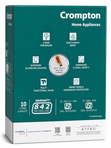 Image of Crompton Regera Storage Water Heater (10 Liter)