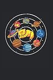  Kalender 2021: Katze Universum Galaxy Kitten Planeten Sonne 120 Seiten, 6X9 (Ca. A5), Jahres-, Monats-, Wochen- & Tages-Planer
