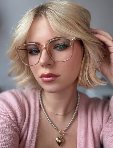 Image of GUDVUE Blue Light Blocking Glasses for Woman /Women Metal Lightweight