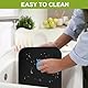 Gleitbrett passend für den Thermomix TM6 / TM5, für Thermomix TM6 TM5 Gleitbrett Acryl, Schnelles Bewegen Rollbrett für Thermomix Vorwerk Küchenmaschine TM6, Glänzend Schwarz