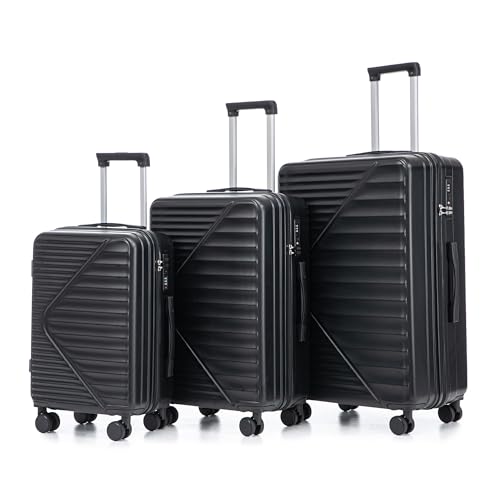 Durable 3-Piece ABS Luggage Set - 20