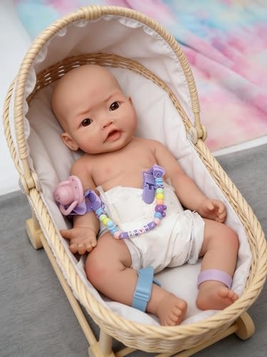 Muñeca Reborn Baby de Silicona Realista 17 Pulgadas miniatura 5