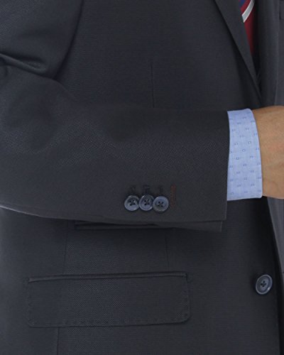 GN Luciano Men's Two Button Modern Fit Suit Jacket Notch Lapel Blazer Coat3