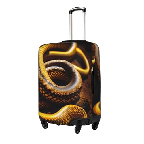 serpiente enplumada Suitcase Cover Large with Invisible Zipper, for Business and Travel, Without Suitcase2