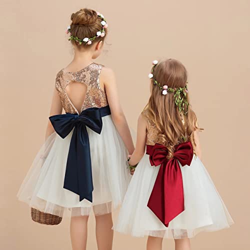 Vestido de fiesta para niñas cómodo y sin rozaduras para bodas de larga duración 2