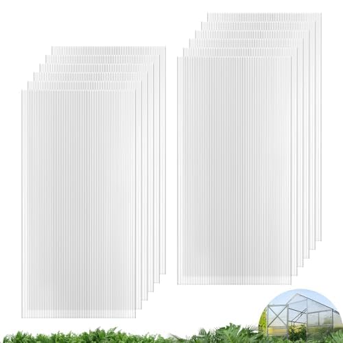 UMIG 12 PCS Polycarbonate Greenhouse Panels