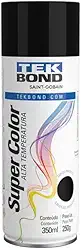 Tinta Spray Preto Brilhante Alta Temperatura Aerossol 350ml/250g