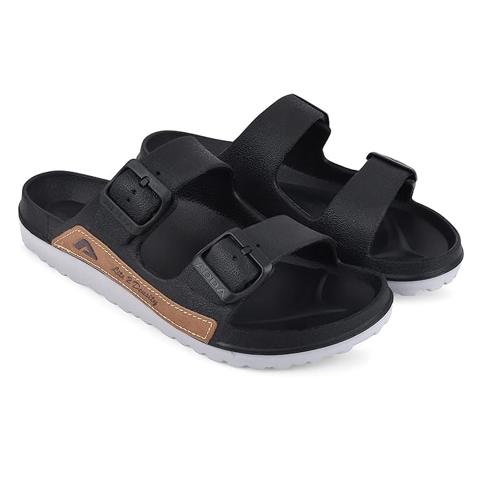 ADDA BELKIIN || Durable & Comfortable || EVA Sole || Lightweight || Fashionable || Super Soft || Outdoor Slipper || Slider for Men BLACK (BLACK, UK Footwear Size System, Adult, Men, Numeric, Medium, 9) (B0DHH7G1QZ) Amazon Price History, Amazon Price Tracker