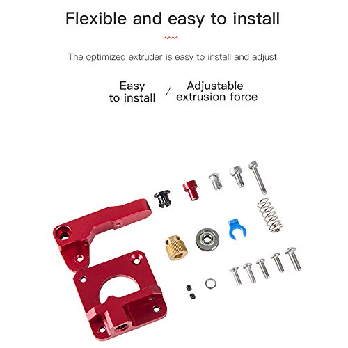 Gecheer Extrusora de Creality 3D ajustada para acessórios da impressora da extrusora de metal 3D da