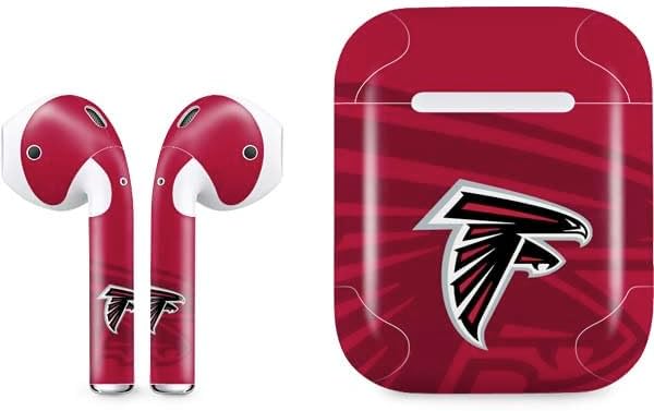 Skinit Decal Audio Skin Compatible with Apple AirPods - Officially Licensed NFL Atlanta Falcons Red Performance Series Design