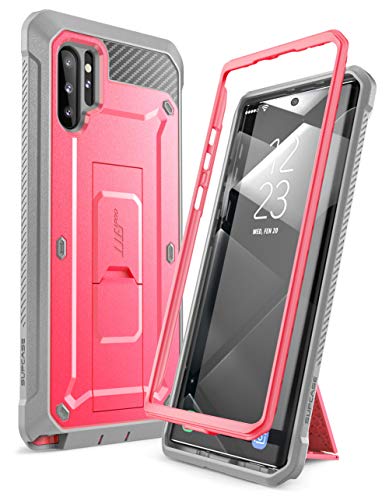 SUPCASE Unicorn Beetle Pro Series Case Designed for Samsung Galaxy Note 10 Plus/Note 10 Plus 5G, Full-Body Rugged Holster & Kickstand Without Built-in Screen Protector (Pink)