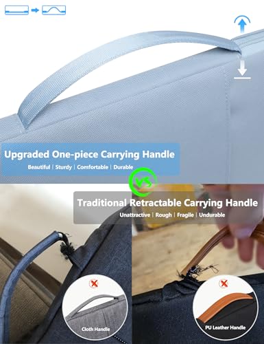 Funda para portátil de 17 y 17.3 pulgadas en color azul pálido 5