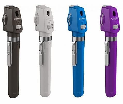 Image of OTICA We|ch A||yn 12870 Pocket LED Ophthalmoscope incl. Handle - LED Professional Diagnostic Eye Examination Instrument for Ophthalmologists, ENT & Medical Practitioners with Free AA Batteries 1-Year Warranty (Pearl White)