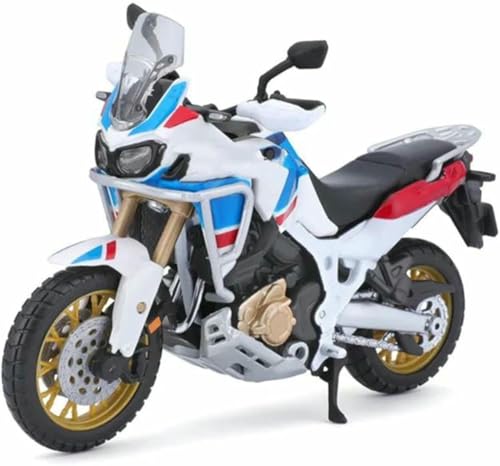 DEAVER para Modelo Motocicleta Escala 1/18 Fundido presión portátil para Carreras Dedo simulación Juguete para Honda Africa Twin