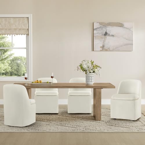 KISLOT Dining Chairs with Casters