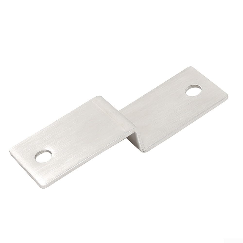 Zilimontt Robuster Z-Eckverbinder aus Metall, Winkeleisen, Z-Typ-Winkel zum Verbinden und Verstärken, Möbelwinkel, Gebäudewinkel flach (30 mm)