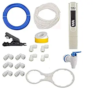 KRPLUS TDS Meter + RO Tap + Spanner Key + 6 Nos. Double Push Elbow + 4 Nos. 1/4