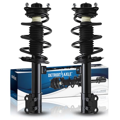 Image of Detroit Axle - 2pc Front Struts for Hyundai Sonata 2011, Struts & Coil Spring Assembly Quick Install Ready Struts Shocks Replacement Suspension