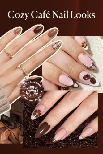 Image of AZUREBEAUTY HEMA-Free 15ML Nude Brown Gel Polish Set, 6 Fall Caramel Colors