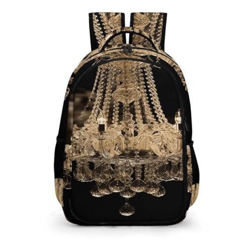 Mochila para portátil versátil con candelabro de cristal de día 6