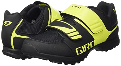 Giro Berm Cycling Shoe - Men's Black/Citron Green 434