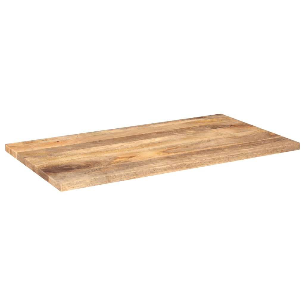 vidaXL Piano per Tavolo 100x70x3,8cm Rettangolare Legno Massello Mango