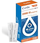 CorDx TyFast at-Home COVID-19 Antigen Rapid Test Kit, Easy, Accurate, Fast Results in 10 Minutes....
