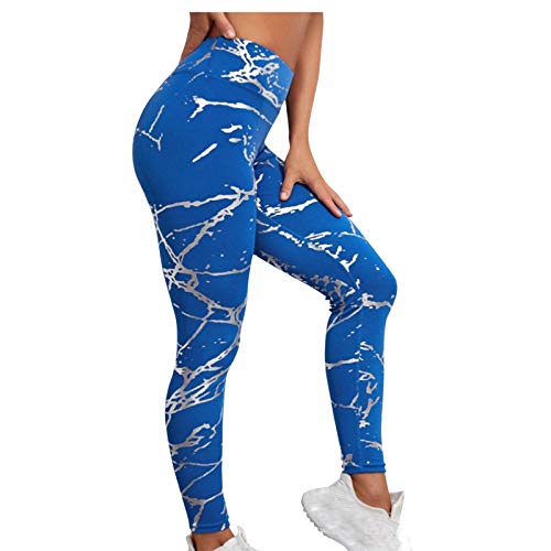 URIBAKY Nouveau Leggings Femmes Pantalons de Sport,Slim Jeggings Hanche Taille Haute Estampage à Chaud De Yoga D'EntraîNement Elastique Fitness Dancepants Cover
