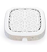 CHRISTINE SHELLY Nail Dust Collector,Compact Vacuum Fan Rechargeable Dust Collector Extractor, Po...