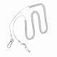 Oumefar 6m Bird Flying Rope Anti-Biss-Haustierleine Kits Edelstahl Vogel Fußkette mit Ring für Bird Parrot Flying Training(6.5MM+6M)