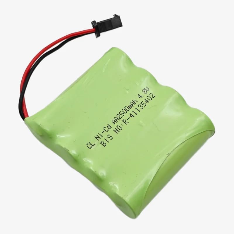 4.8V 2500mAh Ni-Cd Rechargeable AA Battery Pack with SM Connector | for Cordless Phones, for RC Cars & Toys, DIY Applications, Ni-Cd Chemistry, Rechargeable-image-22
