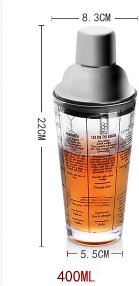 Set Coctelera Kit Bartender Acero Inoxidable 400 ml miniatura 5