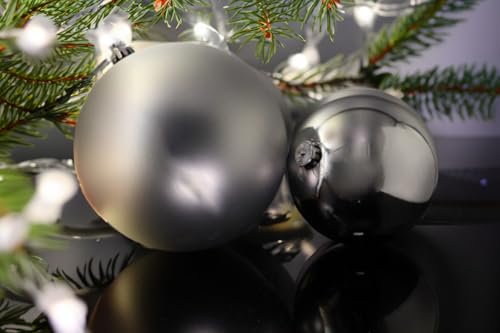 Image of Ornaments Set of 2, Blue Matte, 6 in Giant Hanging (SPN Decor)