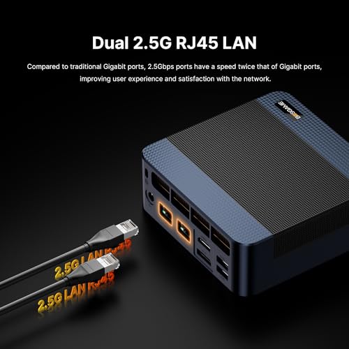 Image of BOSGAME M4 Plus Mini PC Gaming, AMD Ryzen 9 7940HS (up to 5.2GHz) 32GB DDR5 1TB PCIe4.0 SSD Mini Computer, Mini PC 4K Display USB4 & Oculink, 2.5G Dual LAN, WiFi 6, BT5.2