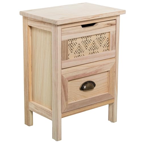 Tavolo Legno MDF Naturale 34x24x48 cm