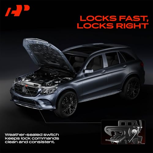 Image of A-Premium Hood Latch Lock Compatible with Chevrolet Chevy & GMC & Cadillac