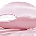 LULUSILK Pink Silk Pillowcase for Hair and Skin, Mulberry Silk Pillow Case with Zipper Closure, Standard Size, Pack of 1