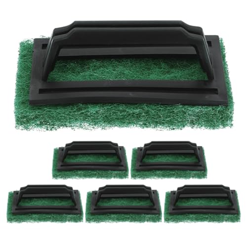 Cabilock 6Pcs Scrub Pads Ink Brushes with Handle for Screen Cleaning Compact Design Multi Functional Use Easy to Store