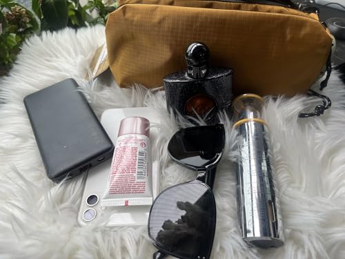 Small Crossbody Bags Mini Cell Phone Purse Cross Body Bag with Water Bottle Carrier Bag Pocket, Shoulder Handbag Wallet (Yellow)4