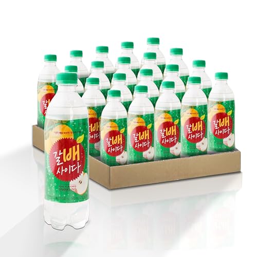 おろし梨サイダー500ml、20本|ペットボトル 韓国梨サイダー 清涼感ある梨の香り・炭酸飲料・おろし梨果汁入り・韓国飲料・梨ソーダ・ペアスパークリング・Pear Cider spakling soda PET