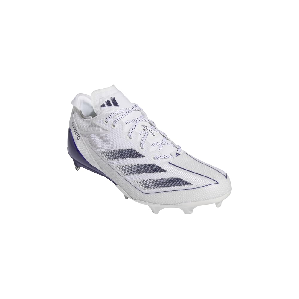 adidas Mens Adizero Electric Football Sneakers Shoes - Purple, White - Size 12 M